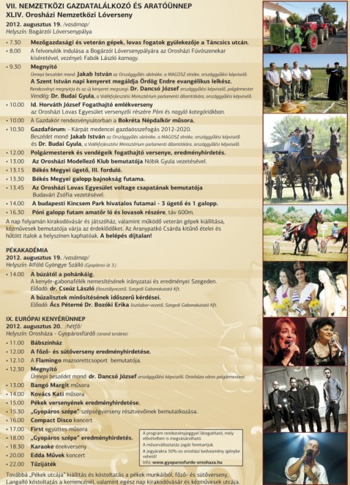 Európai Kenyérünnep 2012  - Európai Kenyérünnep