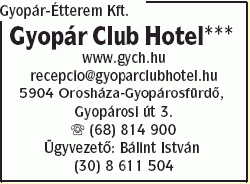   - Gyopár-Étterem Kft.